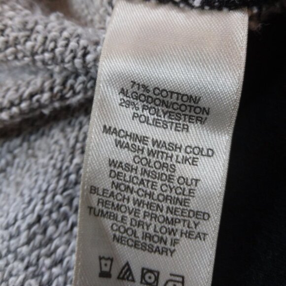 DKNY Jeans Women's Dark Gray Front Side Zipper Top Size Large - Picture 8 of 8